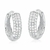 Brinco Argola Click Essential 3 fios de Zircônias - comprar online