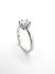 Anel Prata Solitário - Moissanite 1CT - comprar online