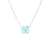 Colar Prata Trevo 8mm -  Silver Lining Pratas - Sua loja de joias em prata! Aqui voce encontra aneis, pulseiras, colares, brincos em prata 925 dos mais variados modelos- Silver Lining Pratas..