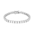 Pulseira Riviera Shine 4mm em prata rodinada - comprar online
