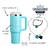 Combo Copo Quencher 1,2 Litros Personalizado + Kit Colar e Pulseira - comprar online