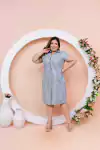 Vestido Curto 137 Plus - Listrado