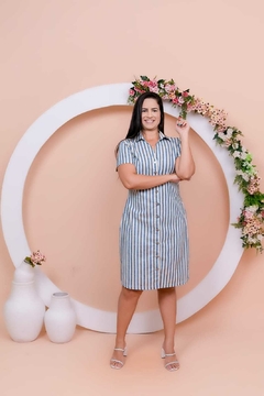 Vestido Curto 137 - Listrado