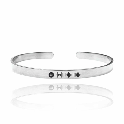 Pulsera Spotify Plata