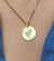 Collar Minimal Disco Oro - comprar en línea