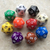 Dados D20 - Cores aleatórias - Panda Box