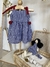 Kit vestido+boneca Xadrez Marinho - comprar online
