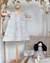 Kit vestido+boneca Margaridas