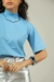 T-Shirt Gola Alta Azul Céu na internet