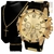 Kit Relógio Masculino + Pulseira Ouro Prata + Colar Cruz Estilo e Elegância - Tecnew Shop