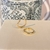 Brinco argola dourado banhado a ouro 18 k