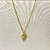 Corrente menina cravejado com micro zircônia rosa - comprar online
