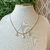 Choker elos com detalhes em zircônia formato gota