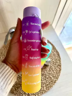 BOTELLA MOTIVACIONAL 300ml - Gangas Azul