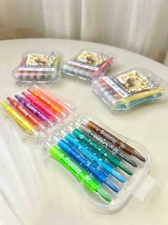 CRAYONES RETRÁCTILES CAPIBARA - Gangas Azul