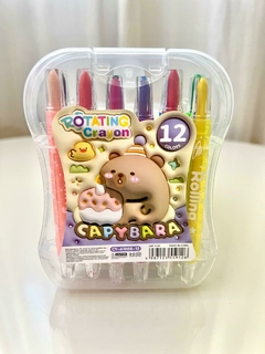 CRAYONES RETRÁCTILES CAPIBARA