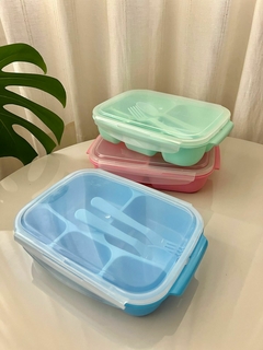 LONCHERA RECTANGULAR TAPA TRANSPARENTE - comprar online