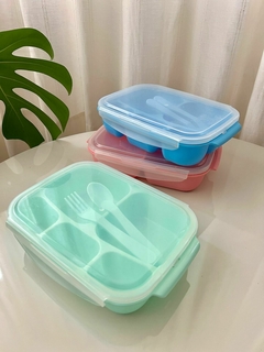 LONCHERA RECTANGULAR TAPA TRANSPARENTE