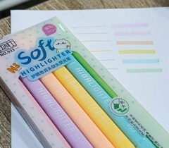SET RESALTADORES PASTEL DOBLE PUNTA - 6 UNIDADES - Gangas Azul