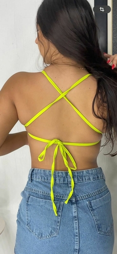 Cropped De Amarração - comprar online