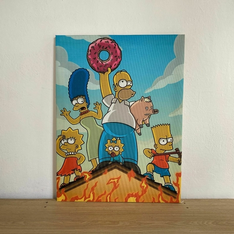 Cuadro Decorativo Simpsons Pelicula - comprar online