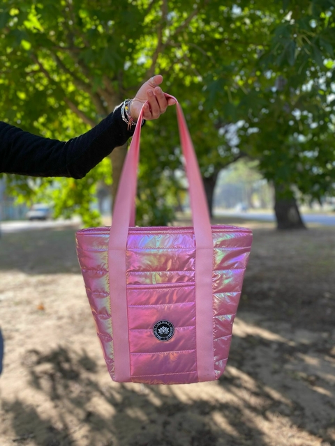 Bolso Puffer Londres Pink - comprar online