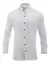 Camisa Lisa Blanca Botones NEGROS