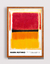 Quadro Mark Rothko Violet, Black, Orange, yellow on white and red - Qitela Quadros