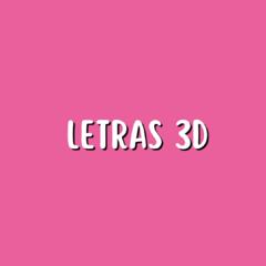 Banner de la categoría Letras 3D