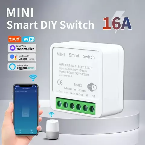 Módulo Inteligente Wifi 16A Tuya Smartlife