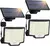 Luz solar impermeável ao ar livre com sensor de movimento, 172LED, holofote, co