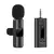 Microfone Lavalier Sem Fio K9 , Portátil, Áudio, Gravação de Vídeo, Mini Mic