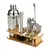 Imagem do Cocktail Shaker com suporte de madeira, Bar Mixer Tool, Bar Acessórios Set, Mix