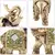 Elefante da sorte em estilo chinês tradicional Feng Shui, estátua de resina esculpida para riqueza. - comprar online