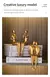 Escultura, Estátua De Arte, Extravagância Decorações De Casa. - comprar online