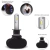 Kit lâmpadas Ultra Led Farol Alto H7 Baixo H1 e Milha H3 para GOL G3 2001 2002 2003 2004 2005 - Hekt