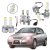Kit lâmpadas Super Led C6 Farol Alto H7 Baixo H1 e Milha H3 para Astra 1998 em diante