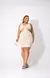 Vestido no canelado 3D premium