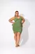 Vestido no canelado 3D premium