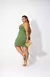 Vestido no canelado 3D premium na internet