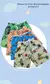 Bermuda estampada infantil