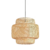 Pendente Em Fibra Natural De Bambu E27 Restaurante Nat03 - comprar online