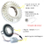 Spot Redondo Embutir Led Integrado Nas Bordas 3000K Lup67 - Acienda