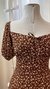 VESTIDO CHARLOTTE MARROM na internet