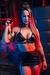FANTASIA POLICIAL SEXY TOP E SAIA EM CIRRE