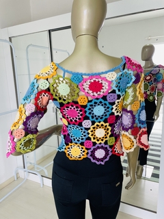 Blusa Flora - Angel Arte Crochê