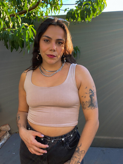 Cropped Basic Nude - Luz do Sol Brand