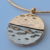 Choker Aro e Pingente Duo Banhado a Ouro 18k - Denise Paranhos Semijoias
