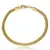 Pulseira Malha Italiana Oca Banhada a Ouro 18k
