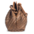 Bolsa Feminina de Couro Tramado Camel Noven – Alça Transversal Ref. 23237 - comprar online
